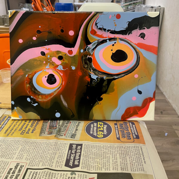 Acrylic Pouring Classes Bristol