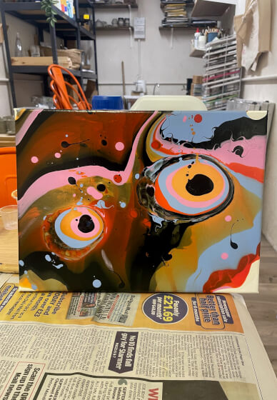 Acrylic Pour Painting Workshop for Beginners