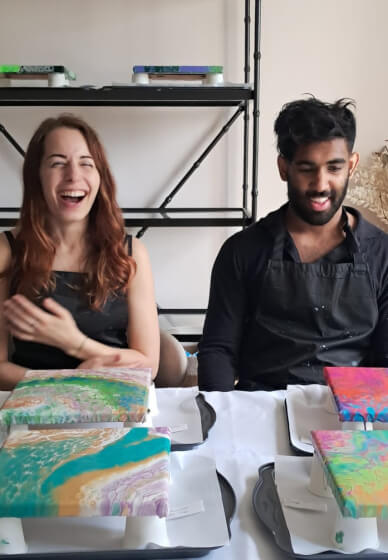 Acrylic Pouring Flip Cup and Drag Workshop