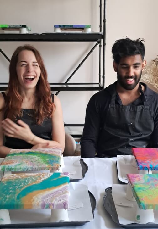 Acrylic Pouring Flip Cup and Drag Workshop