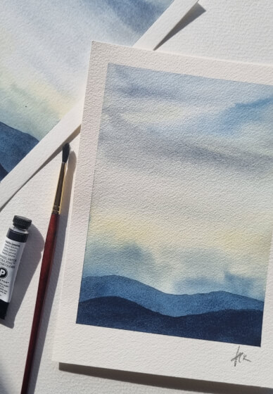 Atmospheric Watercolour Landscape Painting Class