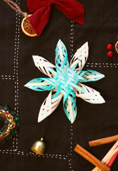 Bamboo Snowflake Weaving Workshop