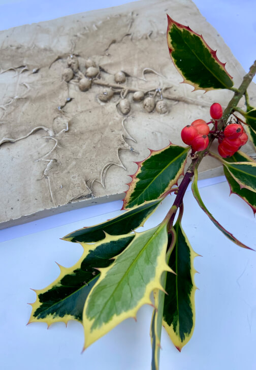 Bas-Relief Botanical Casting Workshop in Lechlade