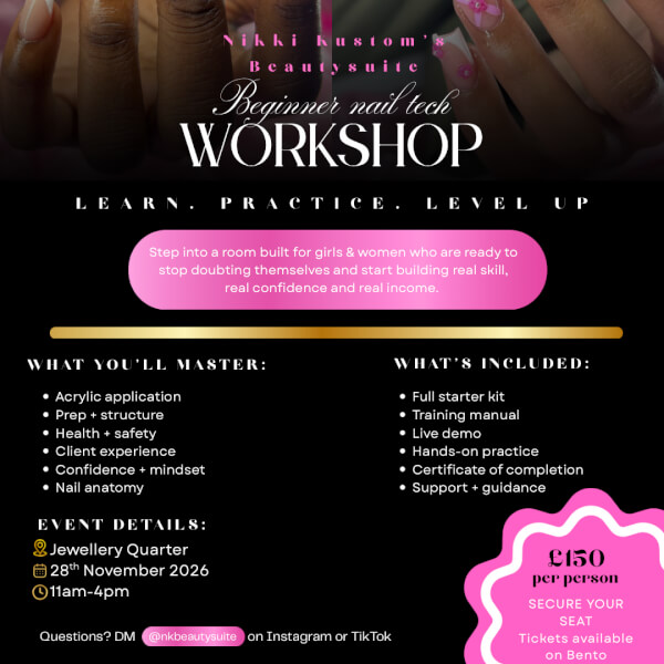 Skincare and Haircare Classes - Birmingham