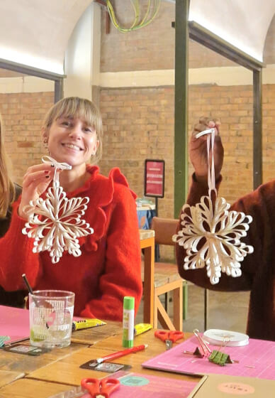 Book Paper Snowflake Making Workshop