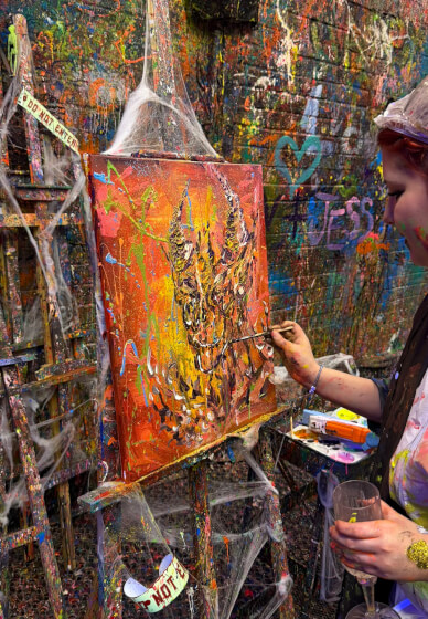 Classic Paint Splatter Session