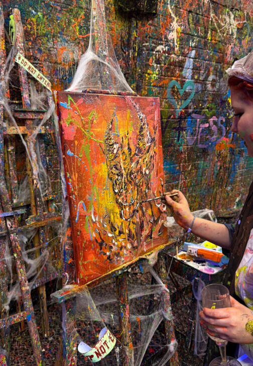 Classic Paint Splatter Session
