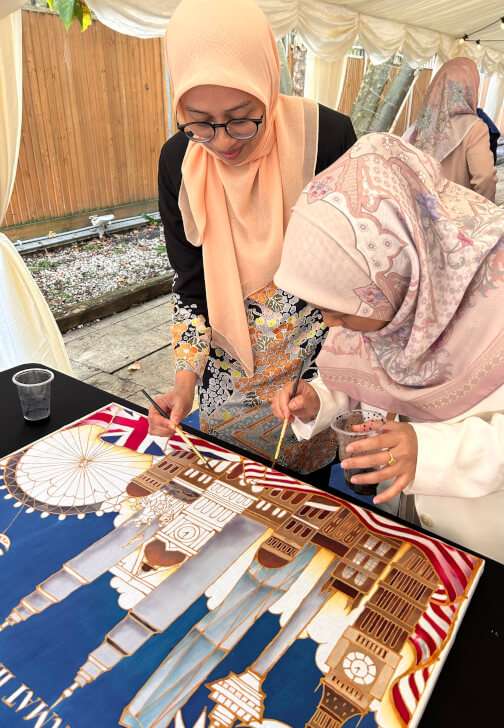 Collaborative Batik Art Experience