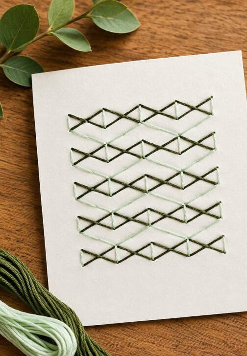 Crafted Greetings - Hand Embroidery Card Workshop