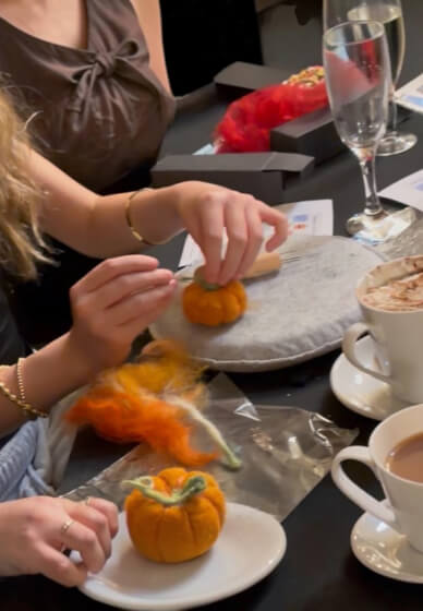 Create a Needle Felt Halloween Pumpkin Workshop