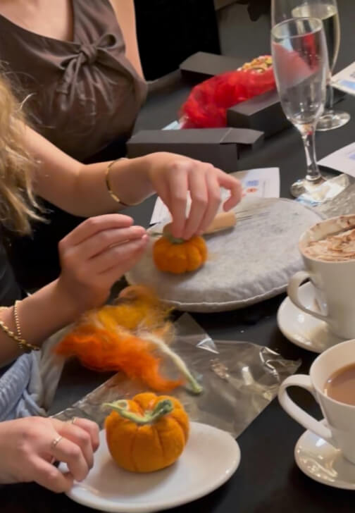 Create a Needle Felt Halloween Pumpkin Workshop