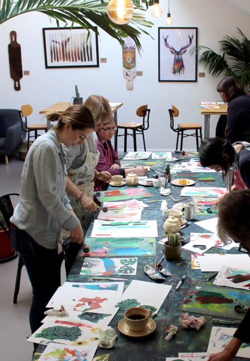 Creative Team-Building Print Workshop