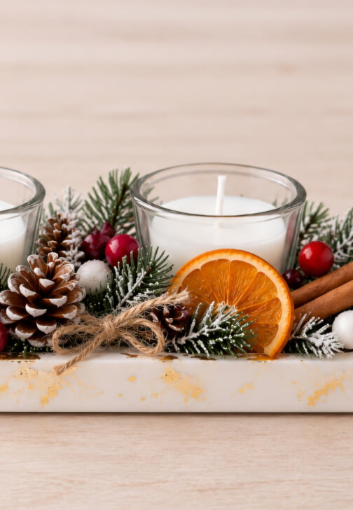 DIY Christmas Eco Resin Centrepiece Kit – Scented Christmas Craft