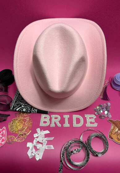 DIY Cowboy Hat Decorating Kit for 6