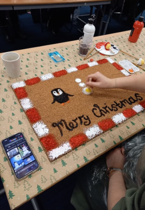 Doormat Painting - Newcastle