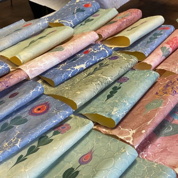 Online Marbling Classes with Kits