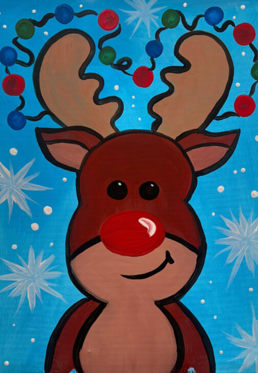 Family Painting Class - Brush Party with Rachael - Wantage