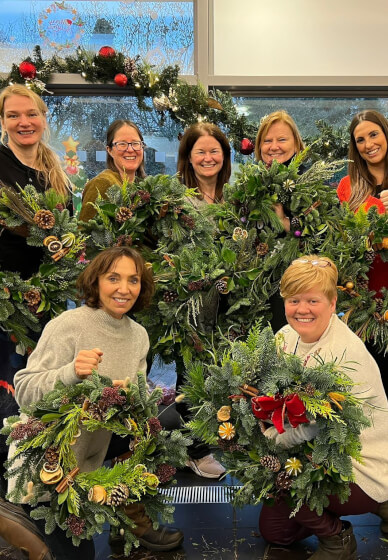 Festive Christmas Wreath Making Workshop