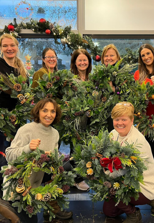Festive Christmas Wreath Making Workshop