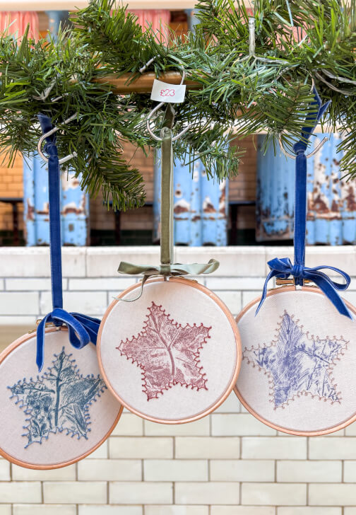 Festive Embroidery and Fabric Printing Class