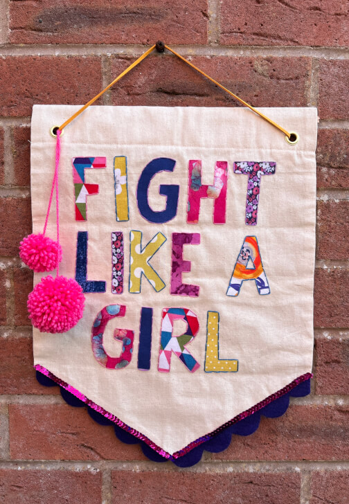 Full Fat Social Feminist Banner Workshop and Wine