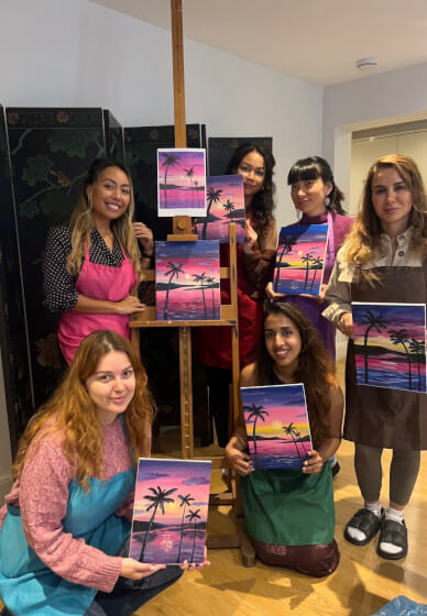 Girly Guided Acrylic Painting Workshop