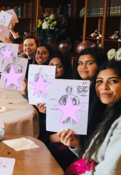 Hen Party Naked Life Drawing Class