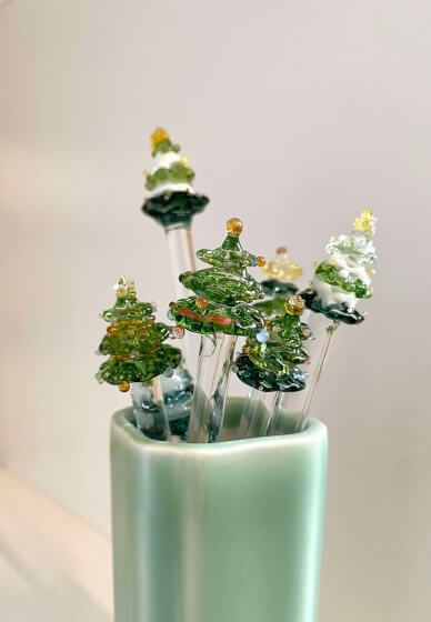 Lampworking Glass Workshop: Christmas Tree Stirrer