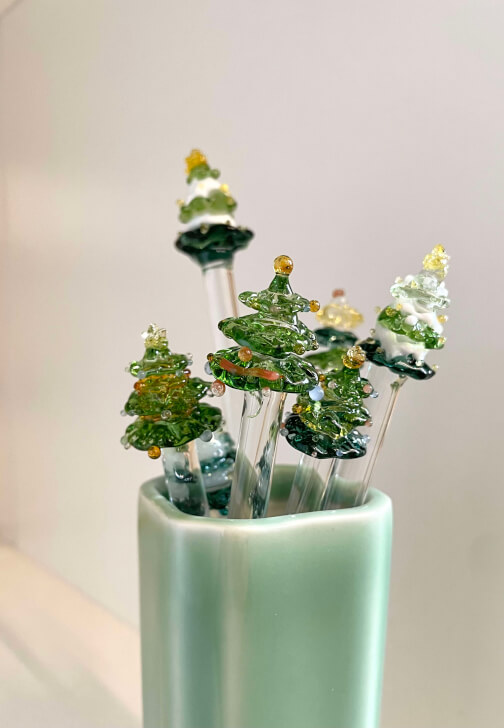 Lampworking Glass Workshop: Christmas Tree Stirrer