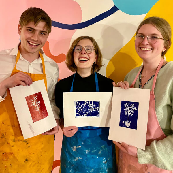 Lino Printing Class: Paper Posters