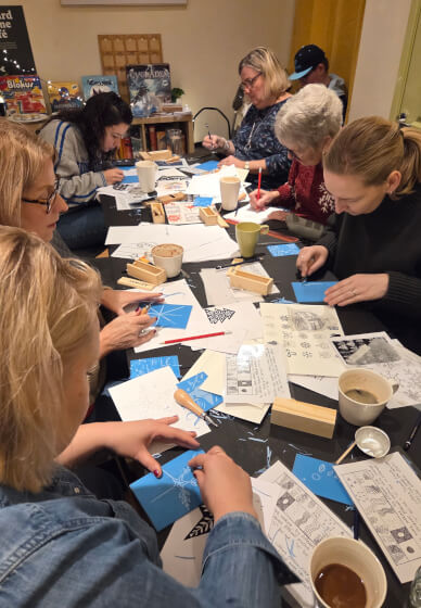 Lino Printing Workshop - Christmas Cards