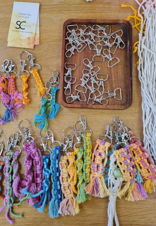 Macramé Keyring Workshop