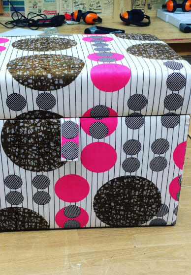 Make a Lined Upholstered Box Course