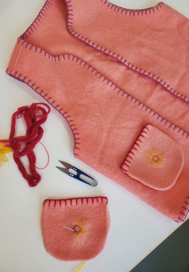 Make an Upcycled Vest from a Wool Blanket or Quilt: Sewing Course
