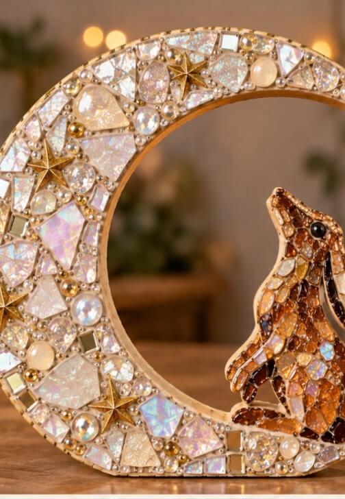 Mosaic Moon and Hare Workshop
