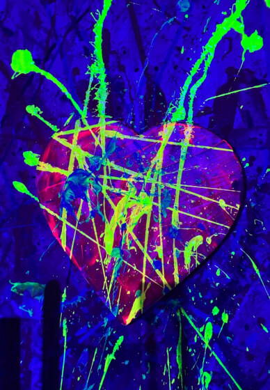 Neon Paint Workshop with UV Light