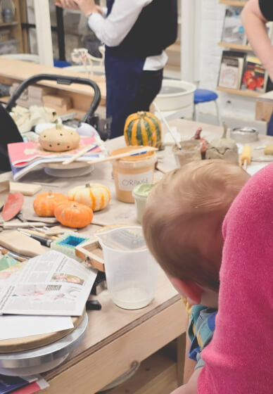 Parent and Baby Pottery Handbuilding Class