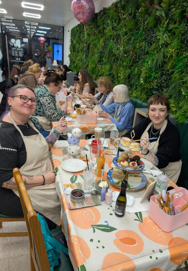 Pottery Painting and Afternoon Tea Experience