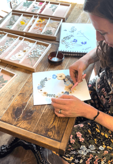 Pressed Flower Workshop - Mum and Baby Workshop