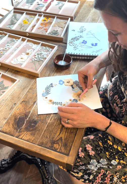 Pressed Flower Workshop - Mum and Baby Workshop