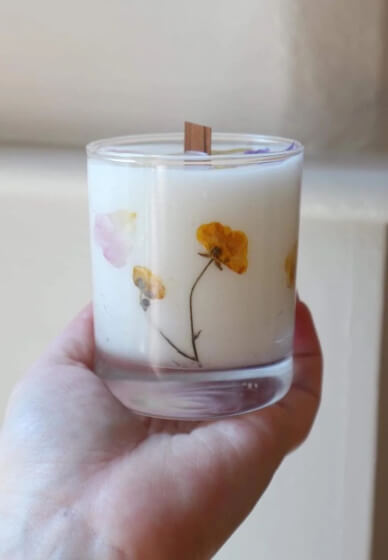 Pressed Flowers Candle Making Workshop