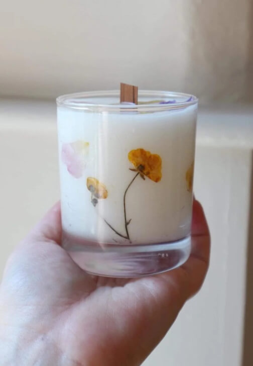 Pressed Flowers Candle Making Workshop