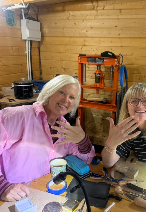 Private Silver Jewellery Making Class for Two