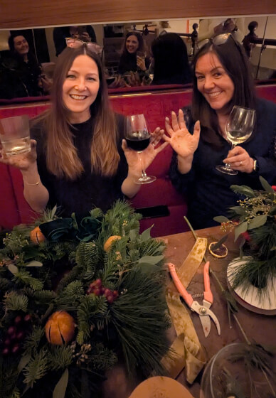 Relaxed Afternoon Christmas Wreath Workshop