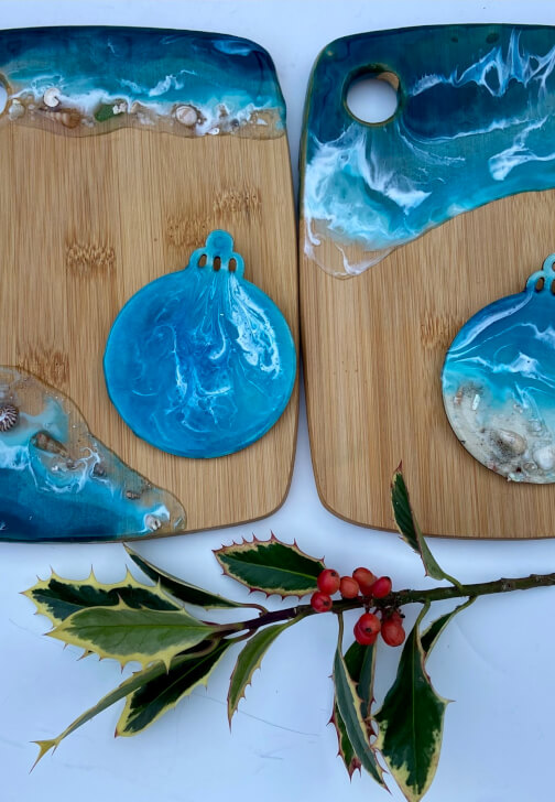 Resin Charcuterie Boards Workshop with a Seasonal Twist
