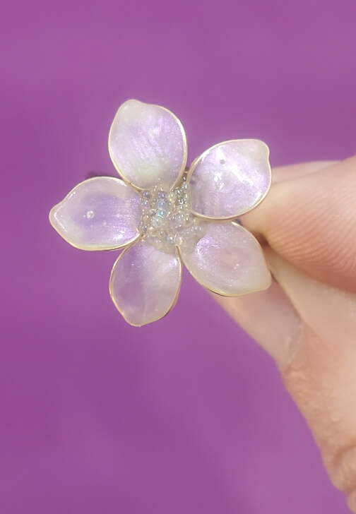 Ring Workshop - Dip Resin Flower