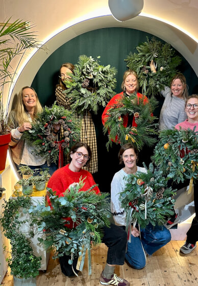 Scented Christmas Wreath Workshop