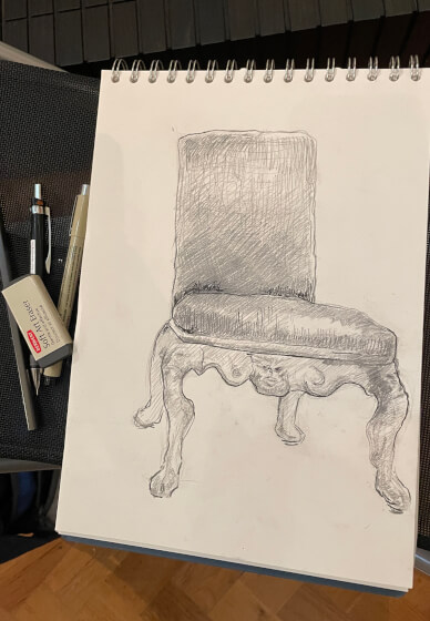 Sketching and Shading Workshop at the V&A Museum