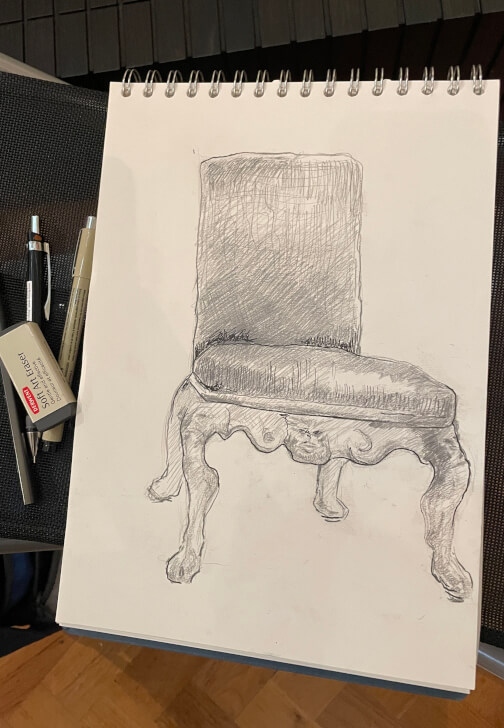 Sketching and Shading Workshop at the V&A Museum