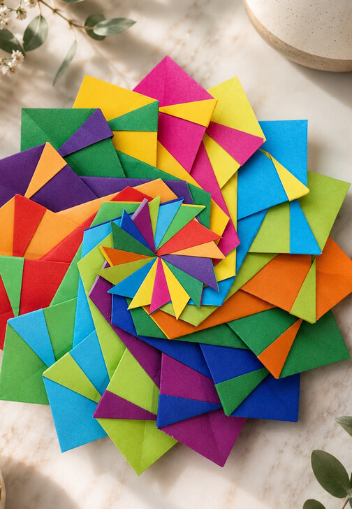 Star Festival Origami Kit and Frame